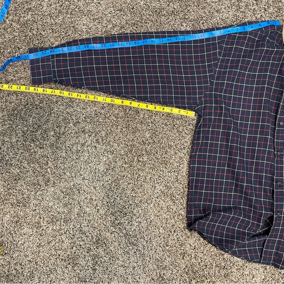 Vintage Tommy Hilfiger Men’s Long Sleeve Button Down Blue & Red Check Shirt Sz M - Picture 5 of 5